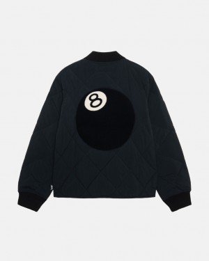 Stussy 8 Ball Prešite Liner Jacket Ženski Jakne Črne Slovenija | NLR-6308