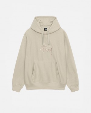 Stussy Basic Applique Hood Moški Puloverji Kaki Slovenija | OAB-3397