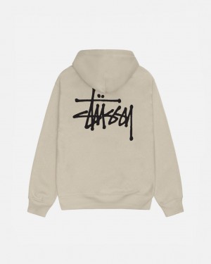 Stussy Basic Stussy Hood Moški Puloverji Kaki Slovenija | LTR-9343