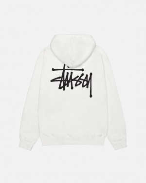 Stussy Basic Stussy Hoodie Pigment Dyed Moški Pulover s Kapuco Bež Slovenija | XWE-7550