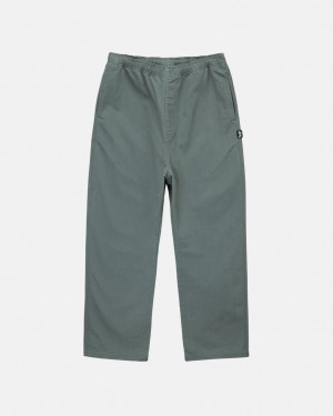 Stussy Brushed Beach Pant Ženski Hlače Zelene Slovenija | NBJ-5982