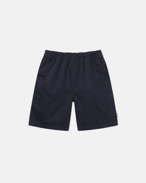 Stussy Brushed Beach Short Moški Kratke Hlače Temno Modre Slovenija | NOS-8480