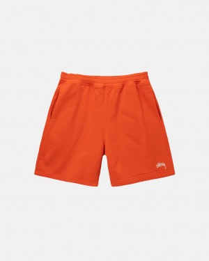 Stussy Overdyed Stock Logo Short Moški Puloverji Oranžne Slovenija | VUI-9932