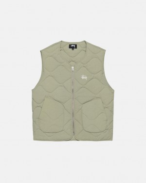 Stussy Recycled Najlon Liner Vest Moški Telovnik Rjave Slovenija | OKB-9525