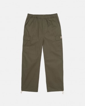 Stussy Ripstop Cargo Beach Pant Moški Hlače Olivno Zelene Slovenija | DMR-3498