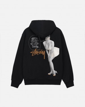 Stussy Skate Tough Hoodie Ženski Pulover s Kapuco Črne Slovenija | QFB-5926