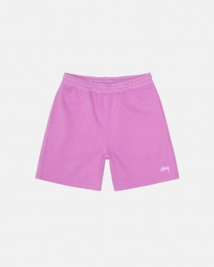 Stussy Stock Logo Sweatshort Ženski Kratke Hlače Vijolične Slovenija | EFA-2124