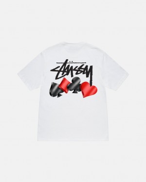 Stussy Suits Tee Moški T Shirt Bele Slovenija | QSY-3533