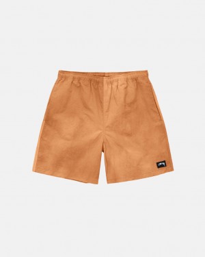 Stussy Wave Dye Najlon Short Ženski Kratke Hlače Oranžne Slovenija | LDU-9615