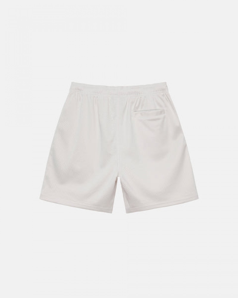 Stussy 4X4 Mesh Short Ženski Kratke Hlače Bež Slovenija | PBS-7545