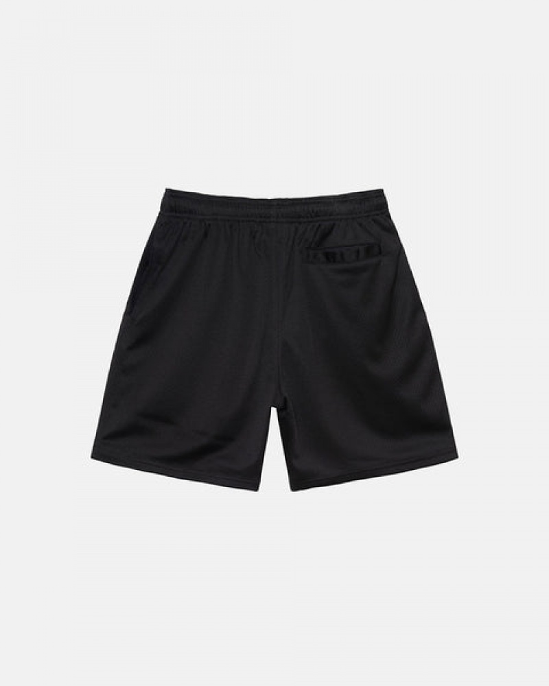 Stussy 4X4 Mesh Short Ženski Kratke Hlače Črne Slovenija | TPD-6399