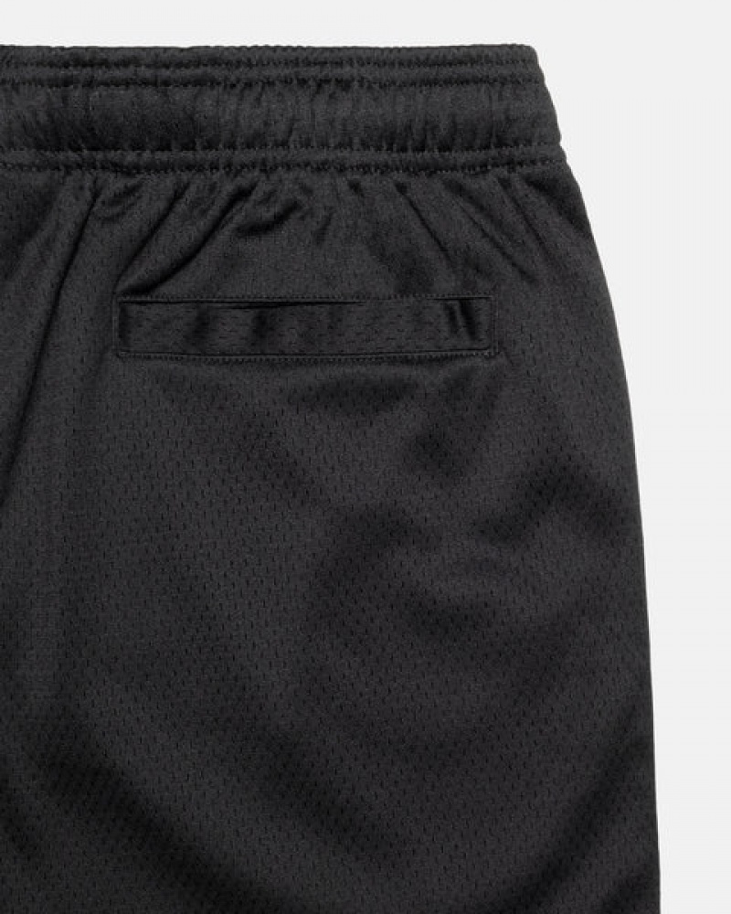 Stussy 4X4 Mesh Short Ženski Kratke Hlače Črne Slovenija | TPD-6399