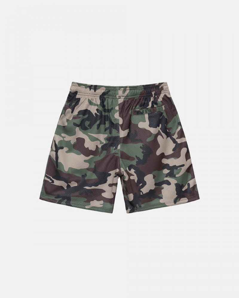 Stussy 4X4 Mesh Short Ženski Kratke Hlače Maskirni Vzorec Slovenija | SUI-8032