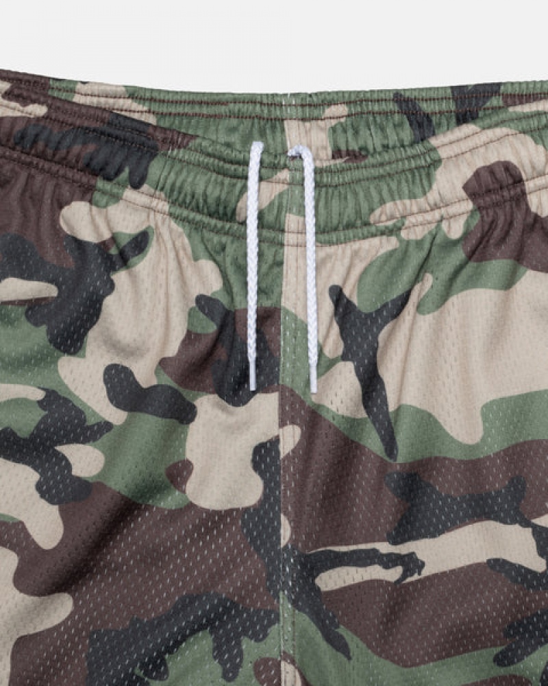 Stussy 4X4 Mesh Short Ženski Kratke Hlače Maskirni Vzorec Slovenija | SUI-8032