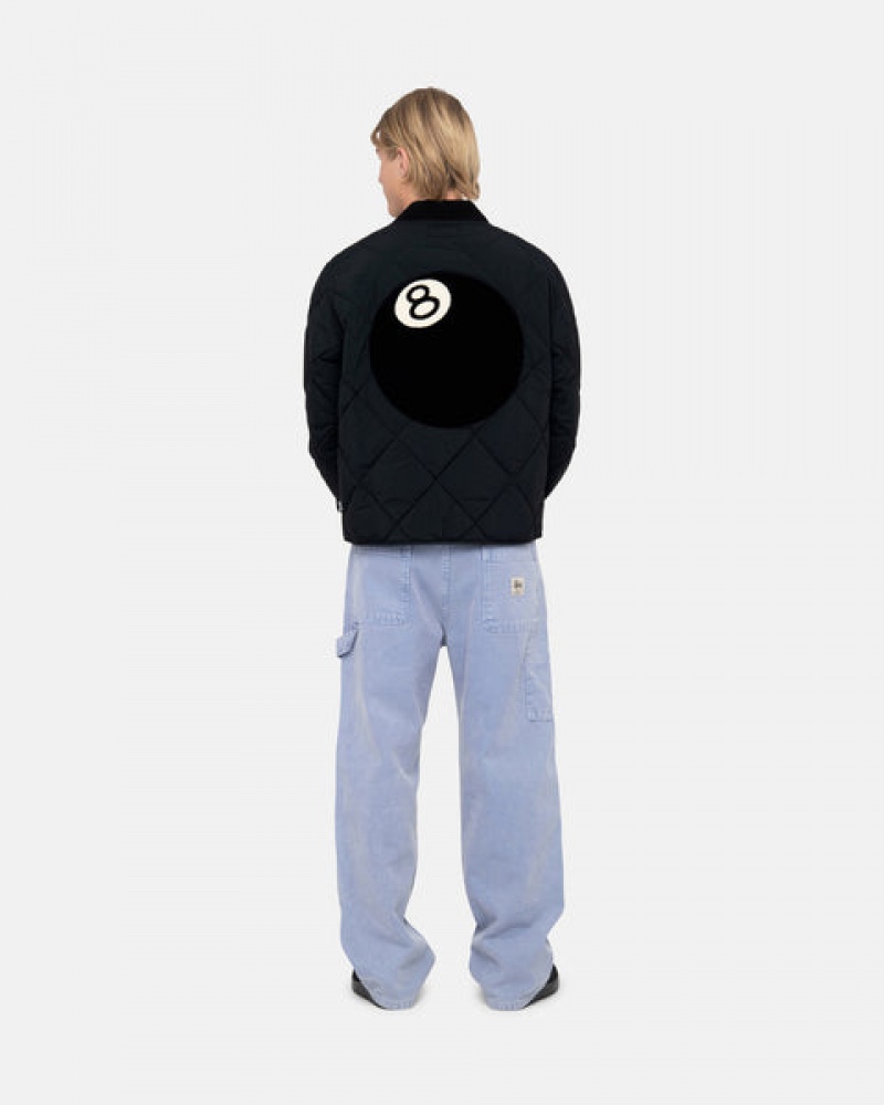 Stussy 8 Ball Prešite Liner Jacket Moški Jakne Črne Slovenija | WYH-8849