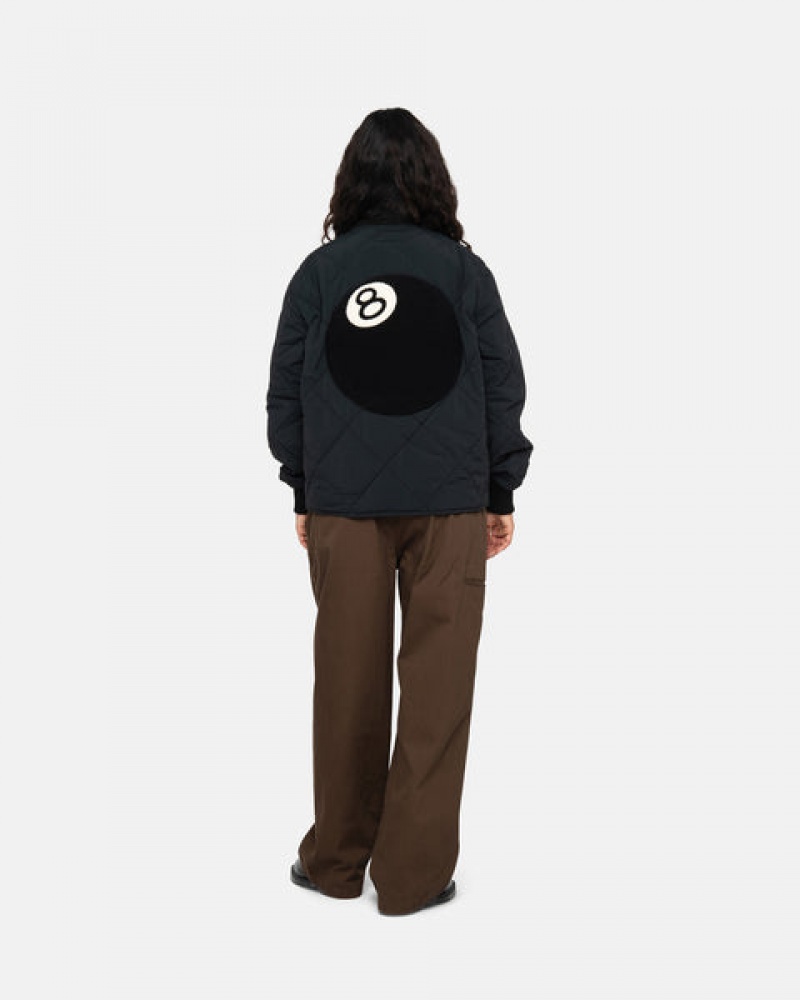 Stussy 8 Ball Prešite Liner Jacket Moški Jakne Črne Slovenija | WYH-8849