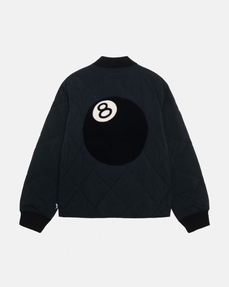 Stussy 8 Ball Prešite Liner Jacket Moški Jakne Črne Slovenija | WYH-8849