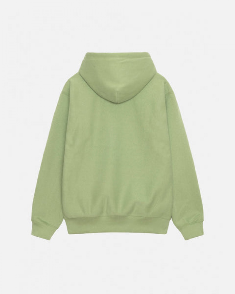 Stussy Basic Applique Hood Moški Puloverji Zelene Slovenija | BSK-2805