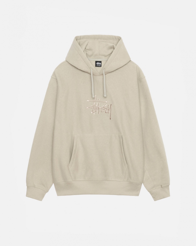 Stussy Basic Applique Hood Moški Puloverji Kaki Slovenija | OAB-3397