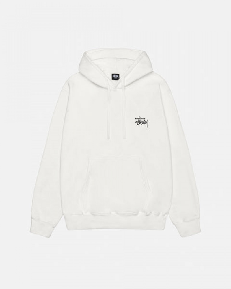 Stussy Basic Stussy Hoodie Pigment Dyed Moški Pulover s Kapuco Bež Slovenija | XWE-7550