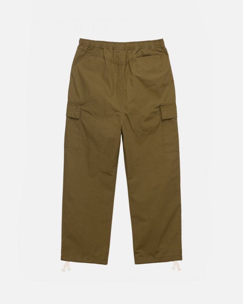 Stussy Beach Pant Ripstop Cargo Ženski Hlače Rjave Slovenija | RWL-1646