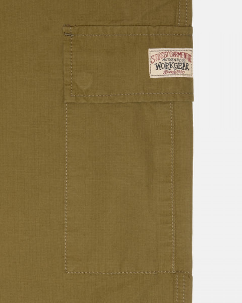 Stussy Beach Pant Ripstop Cargo Ženski Hlače Rjave Slovenija | RWL-1646