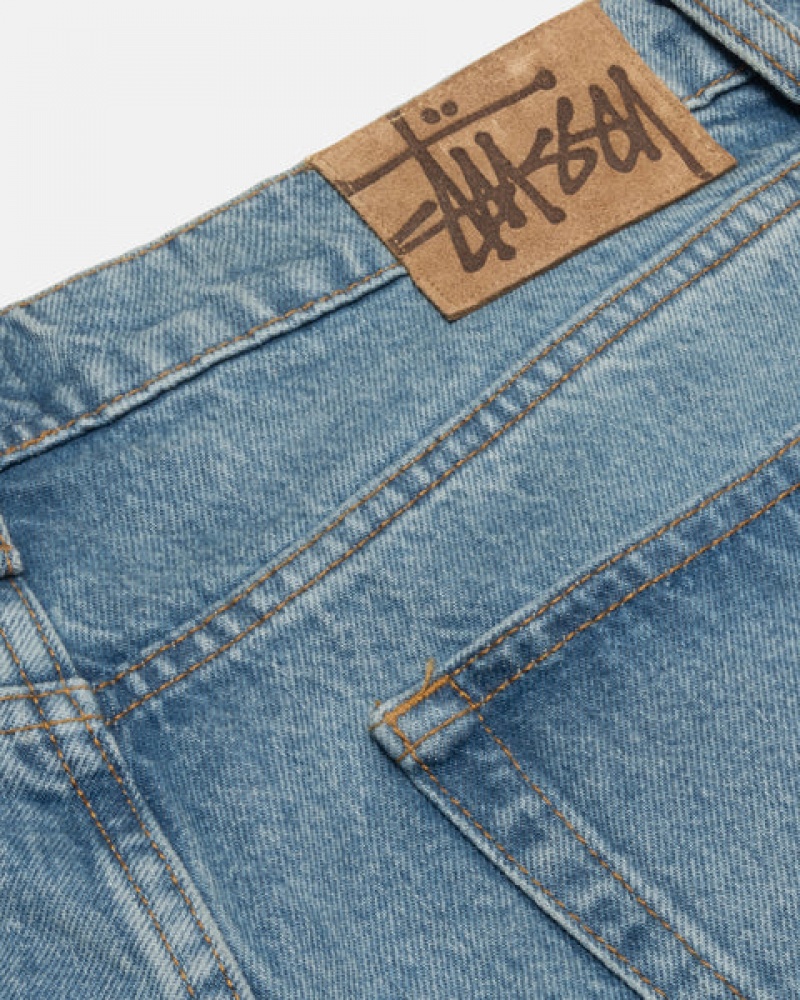 Stussy Big Ol' Jean Denim Moški Denim Modre Slovenija | CHA-9986