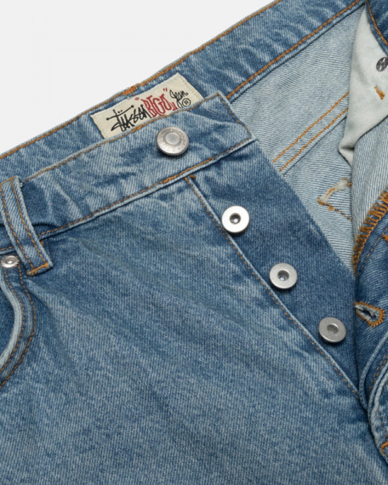 Stussy Big Ol' Jean Denim Moški Hlače Modre Slovenija | ENL-6389