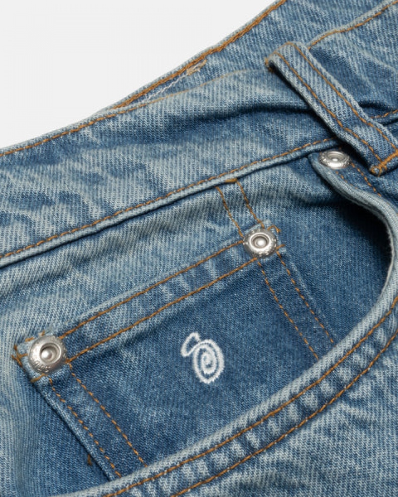 Stussy Big Ol' Jean Denim Moški Hlače Modre Slovenija | ENL-6389