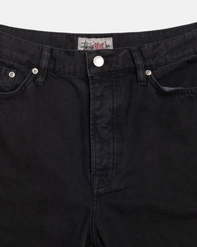 Stussy Big Ol' Jean Washed Canvas Ženski Denim Črne Slovenija | CLB-0131