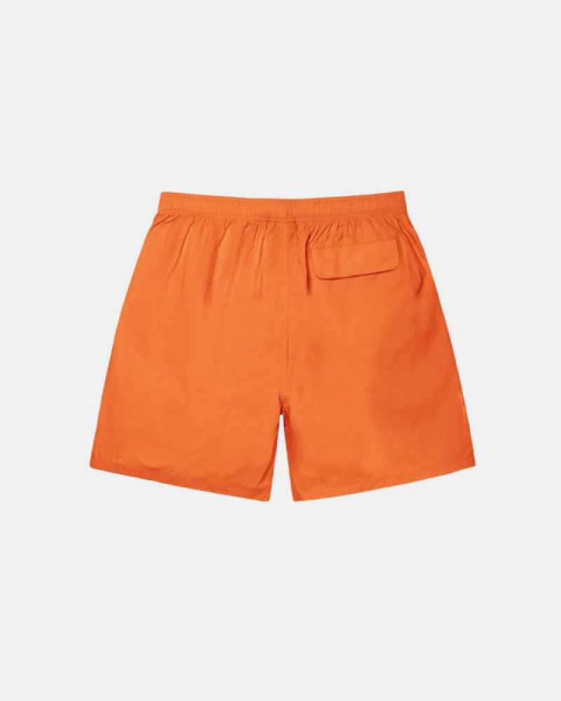 Stussy Big Stock Najlon Short Moški Kratke Hlače Oranžne Slovenija | GEH-5397