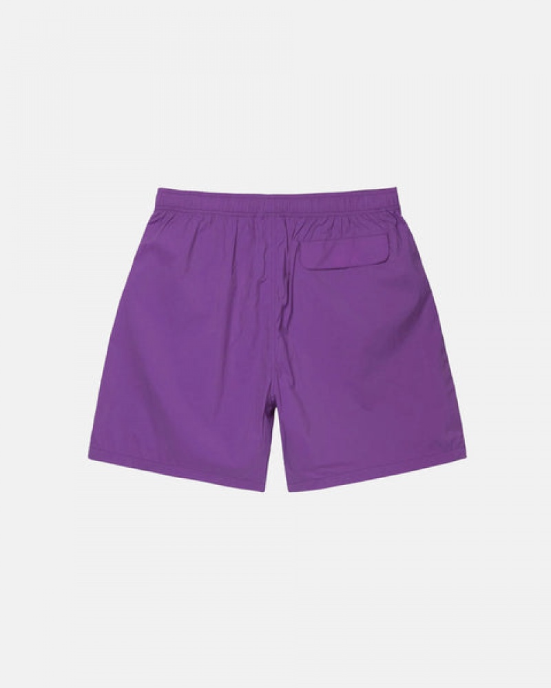 Stussy Big Stock Najlon Short Ženski Kratke Hlače Vijolične Slovenija | KOA-6696