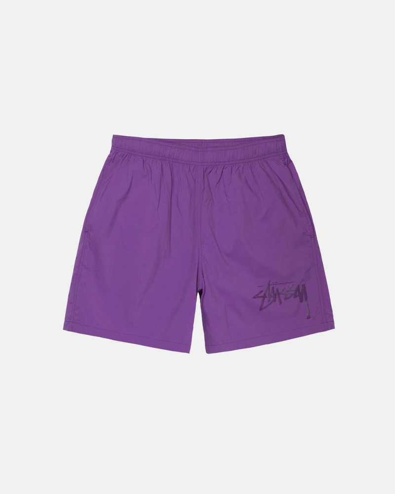 Stussy Big Stock Najlon Short Ženski Kratke Hlače Vijolične Slovenija | KOA-6696