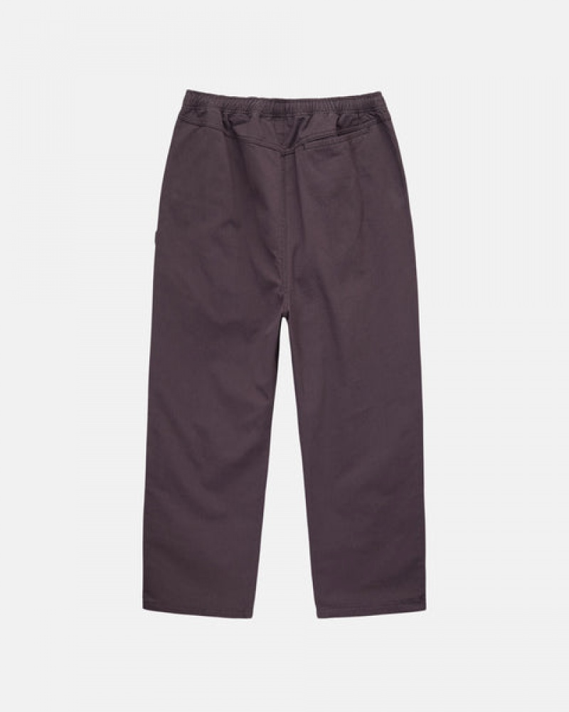 Stussy Brushed Beach Pant Moški Hlače Bordo Slovenija | LHK-9867