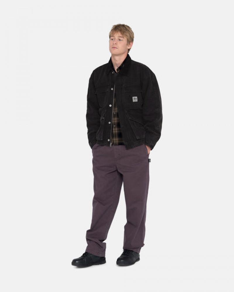 Stussy Brushed Beach Pant Moški Hlače Bordo Slovenija | LHK-9867