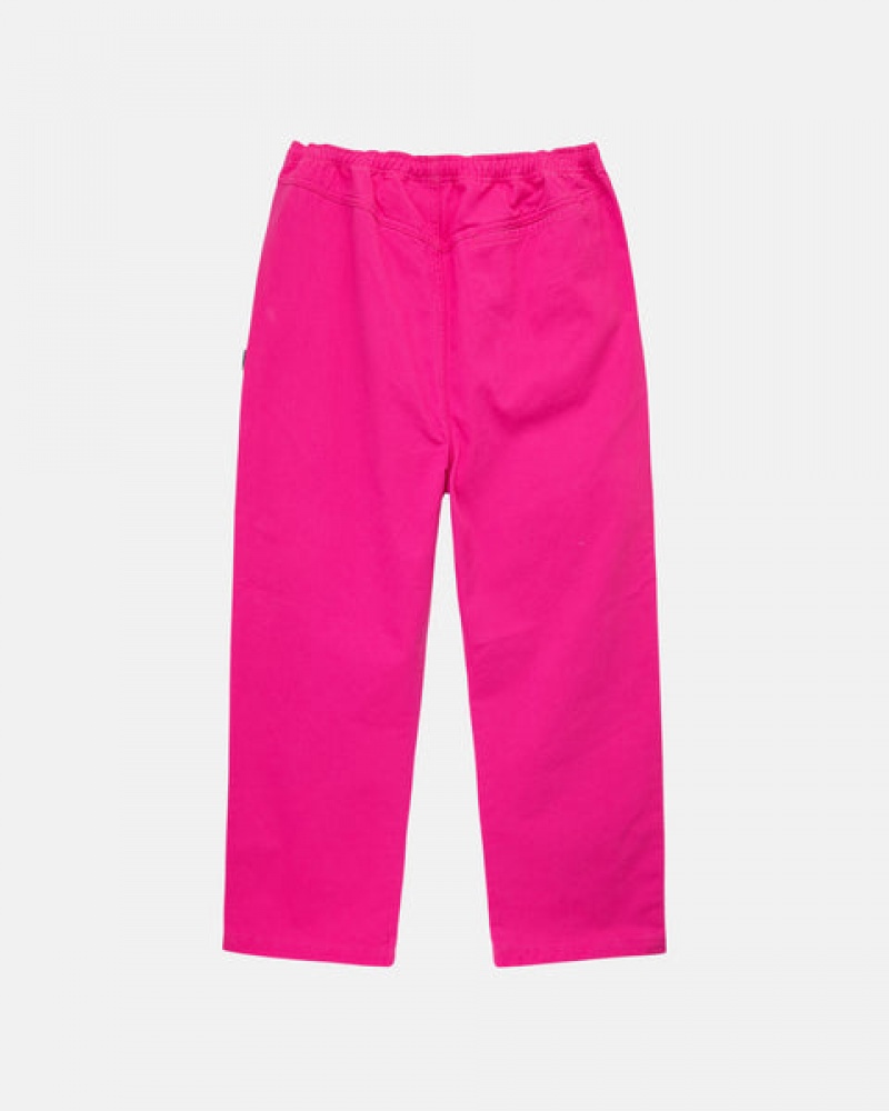 Stussy Brushed Beach Pant Ženski Hlače Roza Slovenija | CRJ-2566