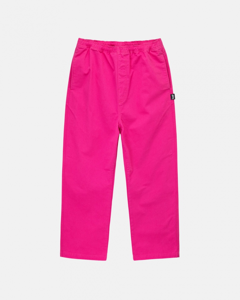 Stussy Brushed Beach Pant Ženski Hlače Roza Slovenija | CRJ-2566