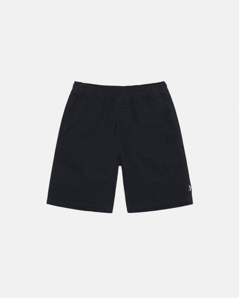 Stussy Brushed Beach Short Moški Kratke Hlače Črne Slovenija | WFV-9422