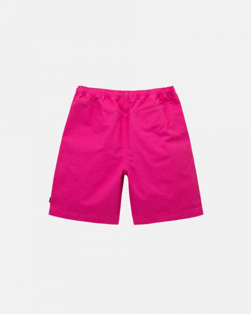 Stussy Brushed Beach Short Moški Kratke Hlače Roza Slovenija | BHZ-8862