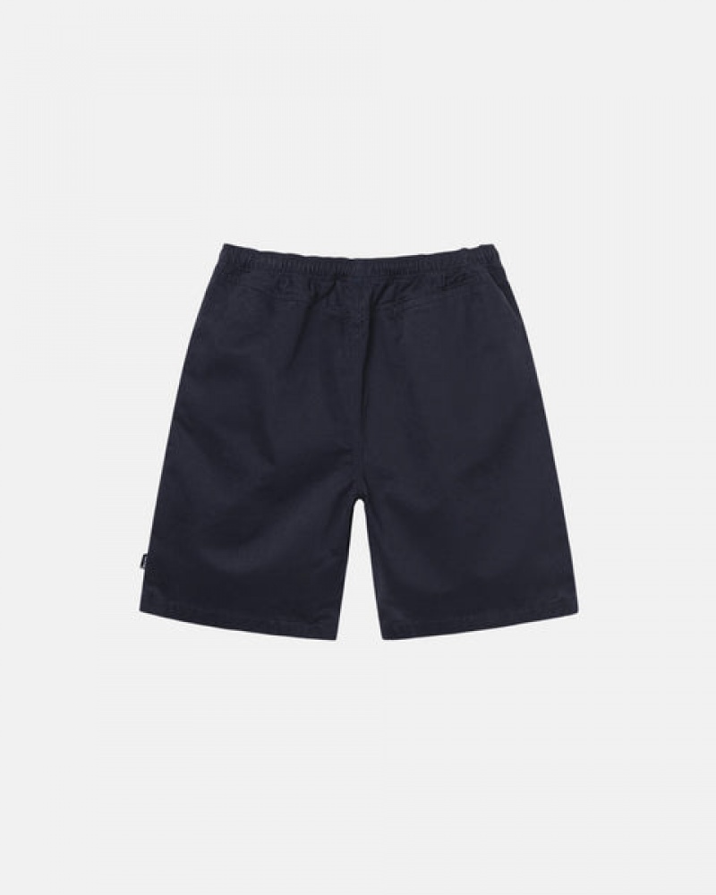 Stussy Brushed Beach Short Ženski Kratke Hlače Temno Modre Slovenija | XNO-4804