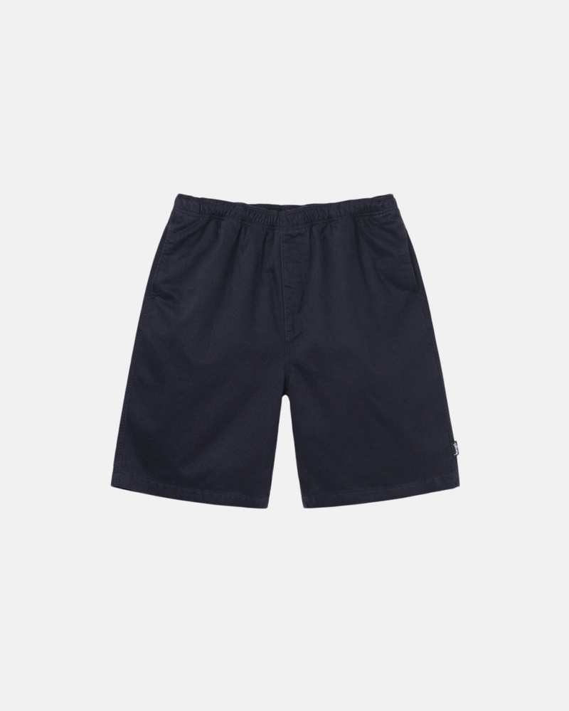 Stussy Brushed Beach Short Ženski Kratke Hlače Temno Modre Slovenija | XNO-4804