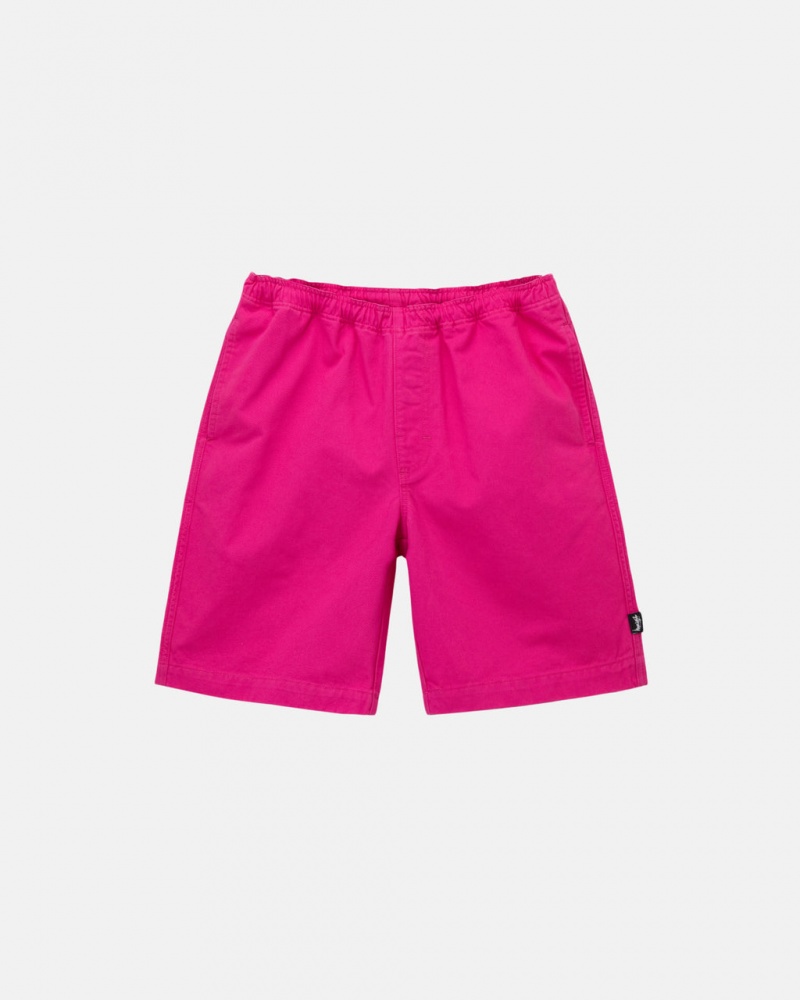 Stussy Brushed Beach Short Ženski Kratke Hlače Roza Slovenija | LUK-7240