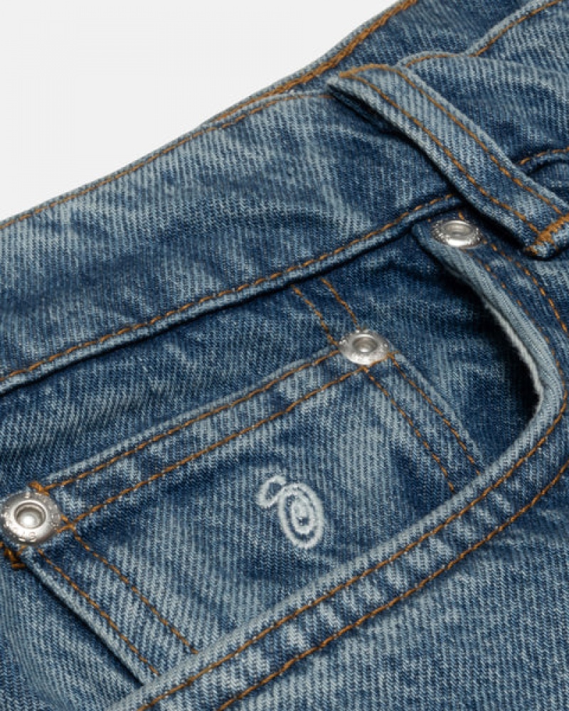 Stussy Classic Jean Denim Moški Denim Modre Slovenija | PQO-8366