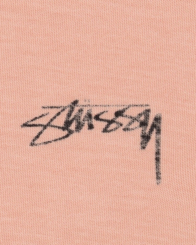 Stussy Lazy Ls Tee Moški T Shirt Svetlo Roza Slovenija | MVB-3789