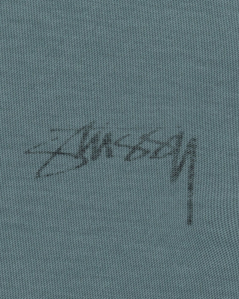 Stussy Lazy Ls Tee Moški T Shirt Turkizna Slovenija | JNE-0259