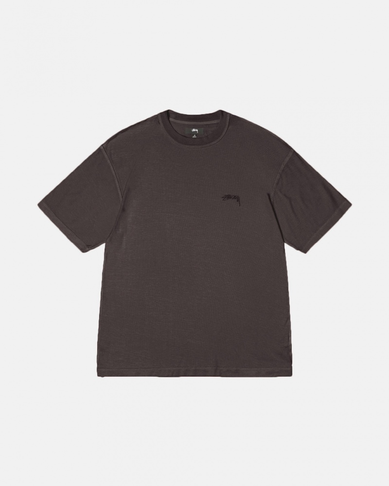 Stussy Lazy Tee Moški T Shirt Črne Slovenija | POQ-2749