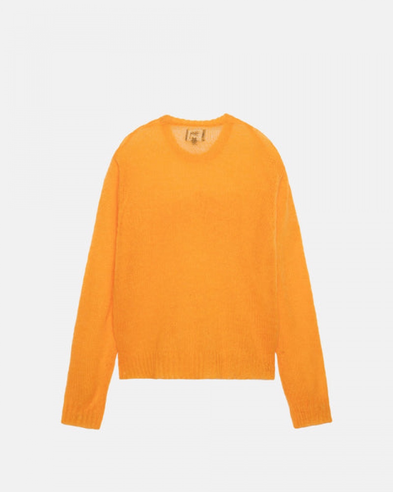 Stussy Loose Knit Sweater Moški Puloverji Oranžne Slovenija | PFU-9636