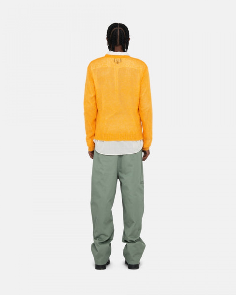 Stussy Loose Knit Sweater Ženski Puloverji Oranžne Slovenija | RKO-3761