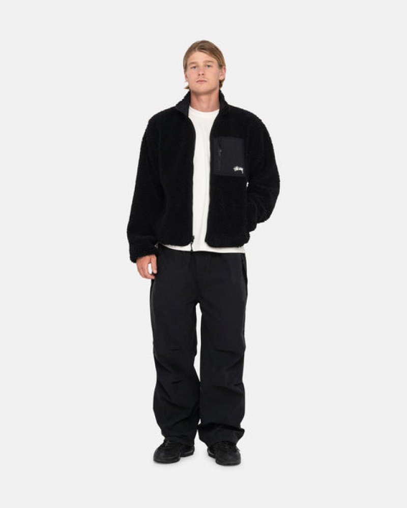 Stussy Nyco Over Trousers Ženski Hlače Črne Slovenija | QQE-5129