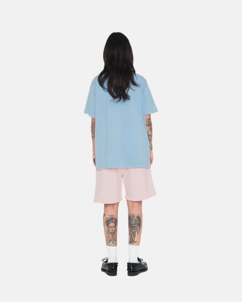 Stussy Overdyed Stock Logo Short Moški Kratke Hlače Roza Slovenija | XOM-4783